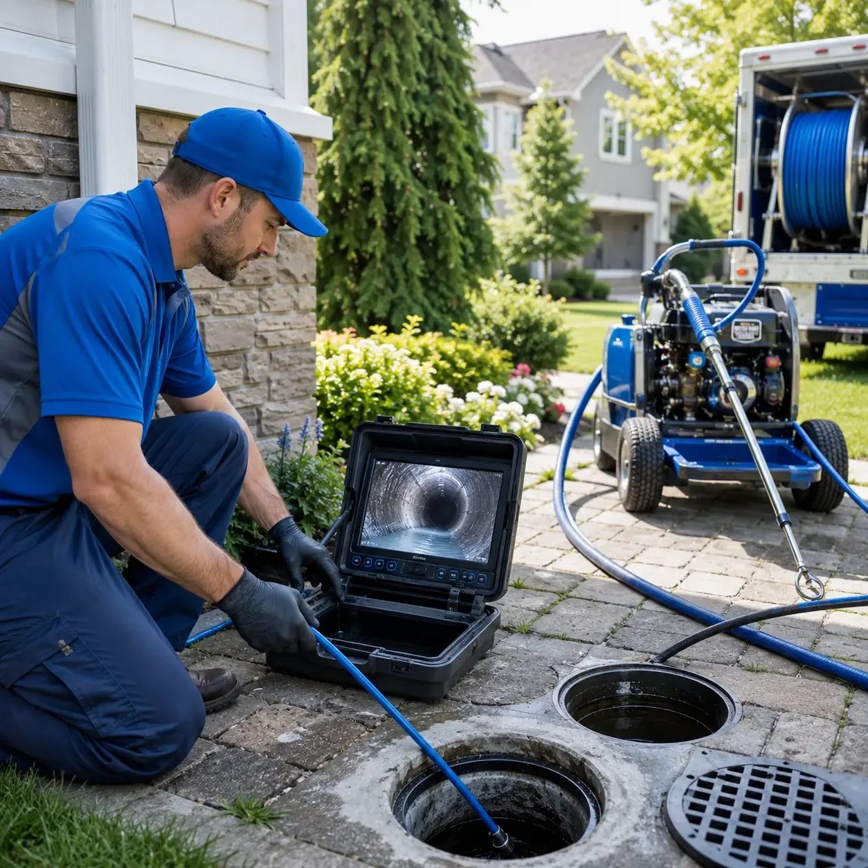 Outdoor drain cleaning professionals serving Pecos, NM